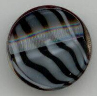 Medium Black Glass Moonglow