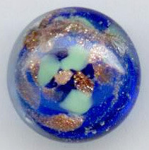 Transparent Blue Paperweight