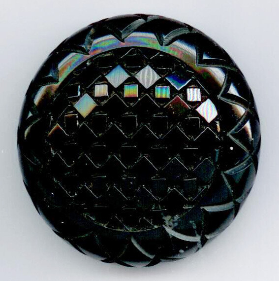 Casein with Black Glass Center