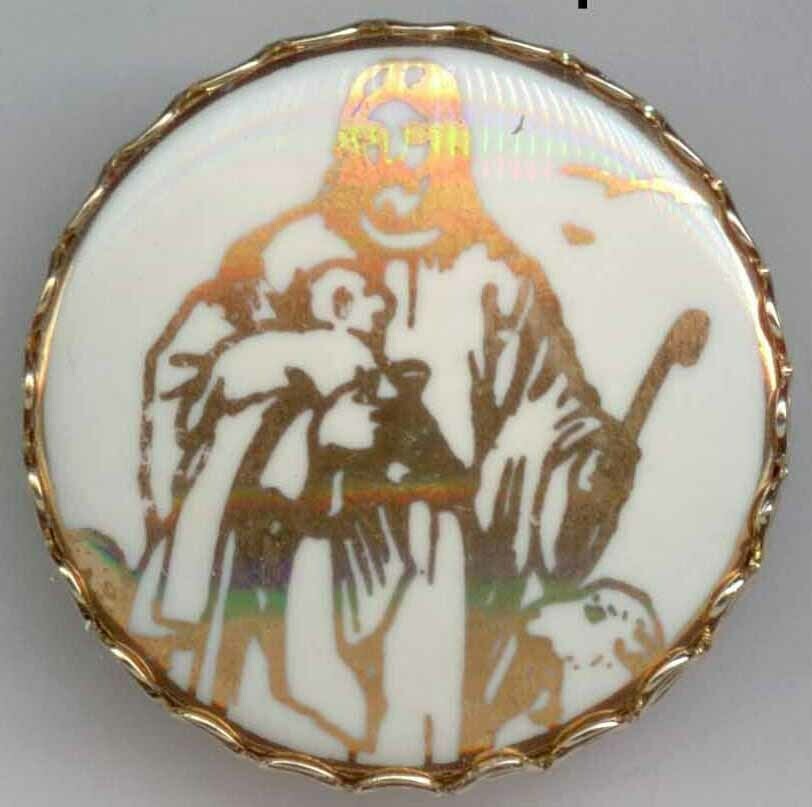 The Good Shepherd, Porcelain in Metal