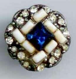 Rhinestones &amp; Glass in Metal