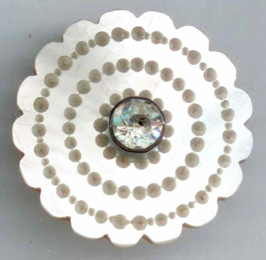 18th C Pearl with Rhinestone
