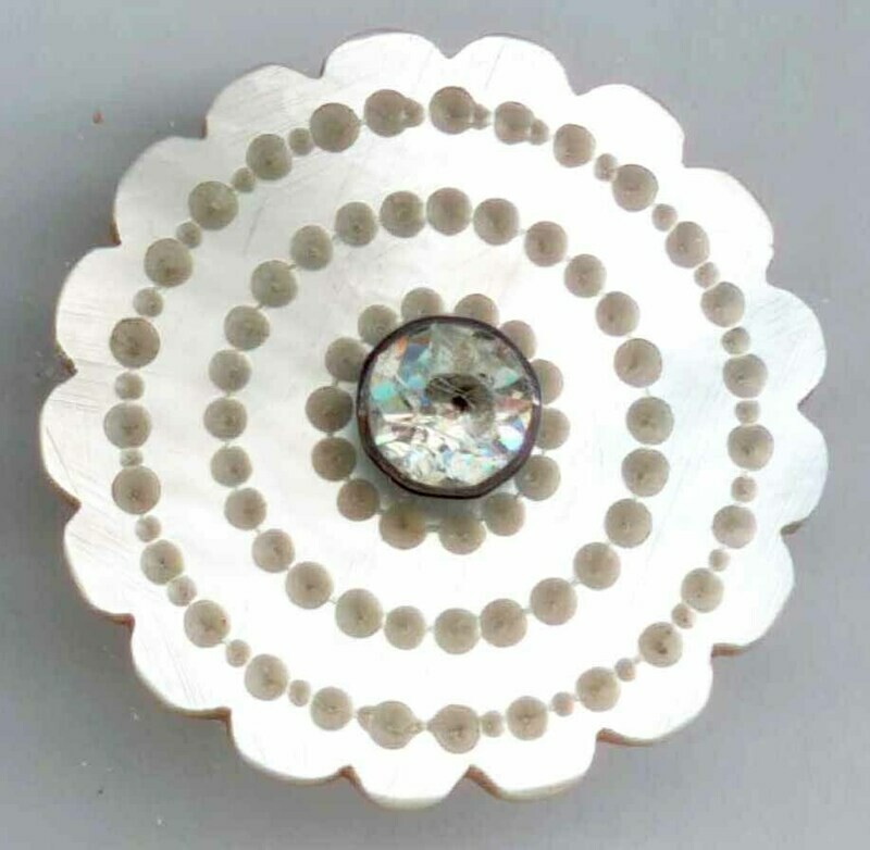 18th C Pearl with Rhinestone