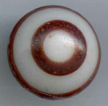 China Bulls Eye #3, Brown