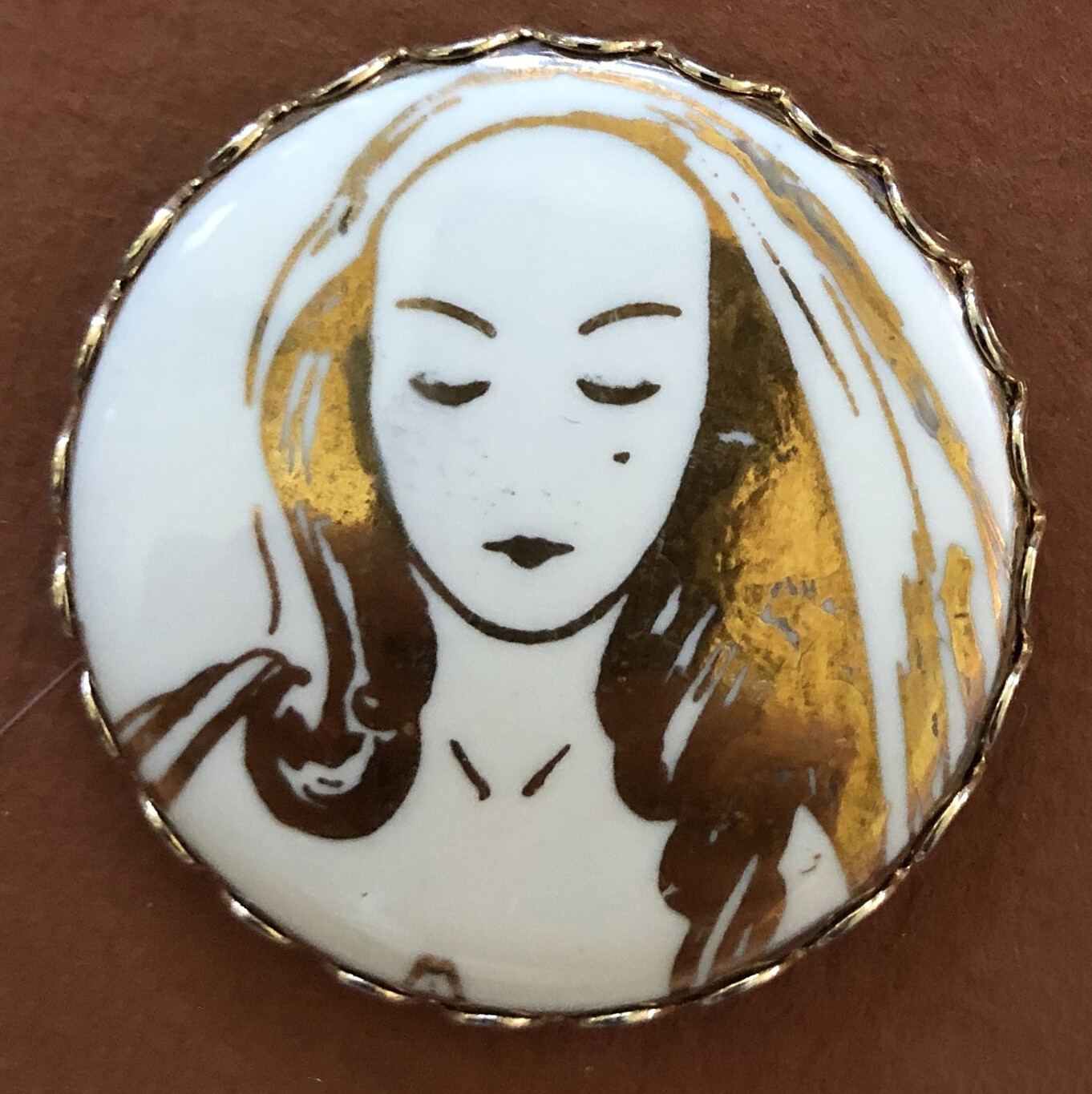 Gold Transfer on Porcelain