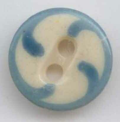 China Stencil ##20, Lighter Blue