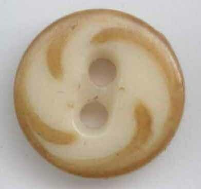 China Stencil #20, Mustard Brown