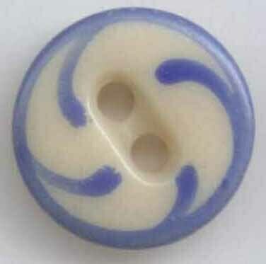 China Stencil #20, Blue