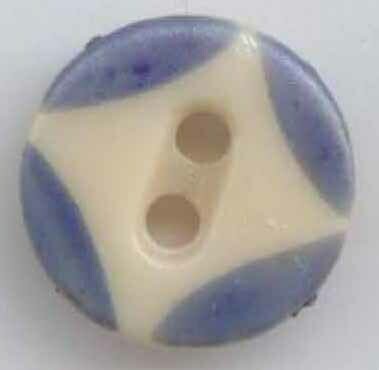 China Stencil #1, Blue