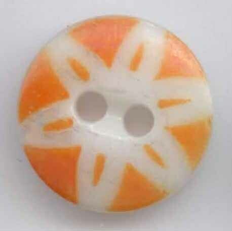 China Stencil #17, Orange