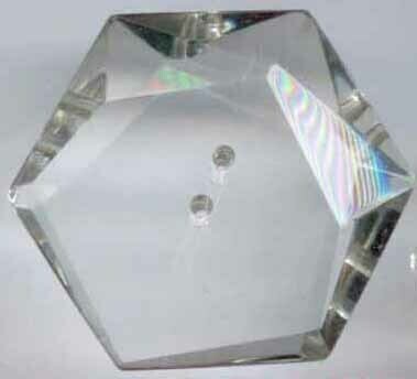 Clear Glass, Hexagon