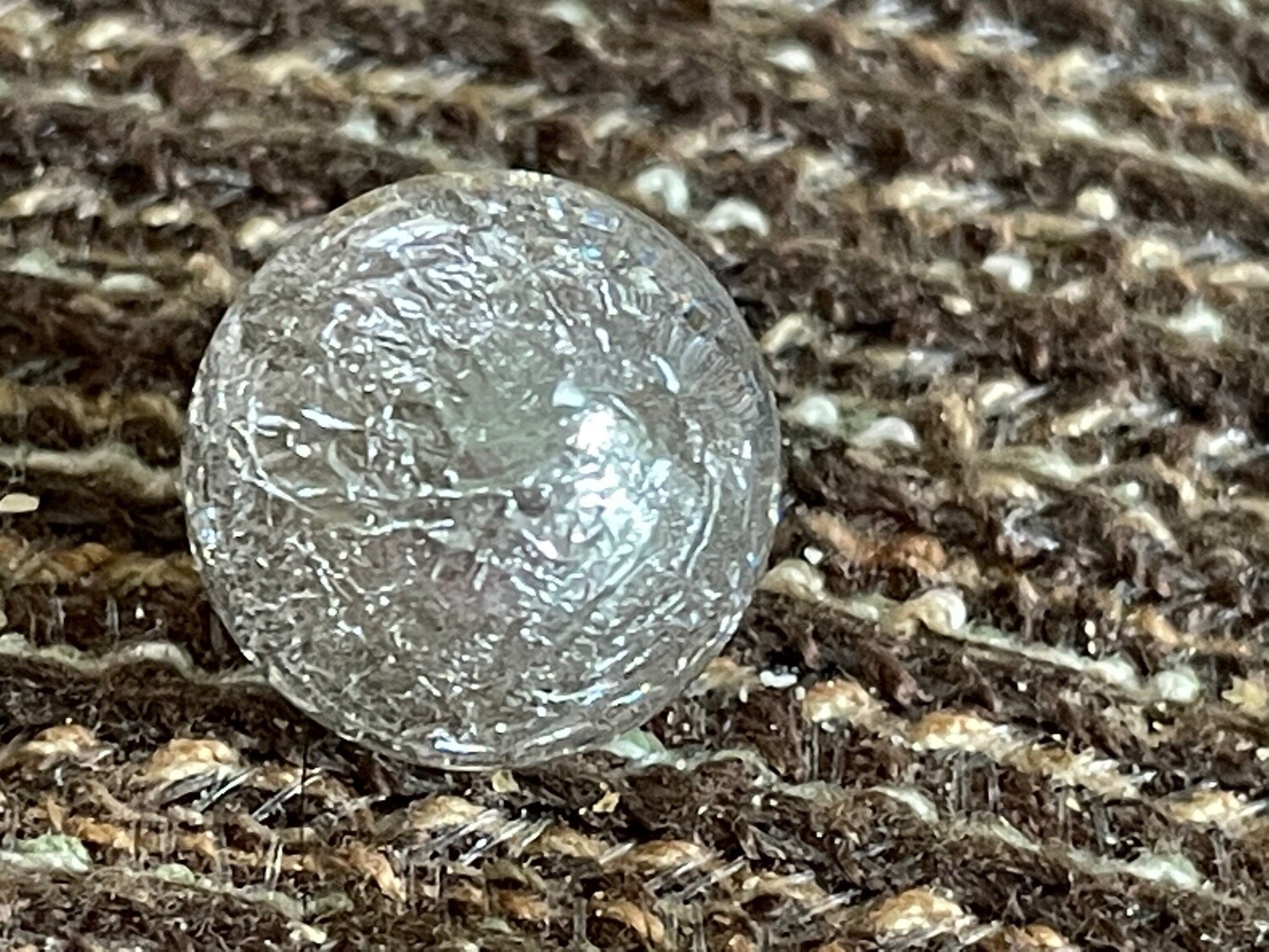 Hollow Glass Ball with Foil Inside
