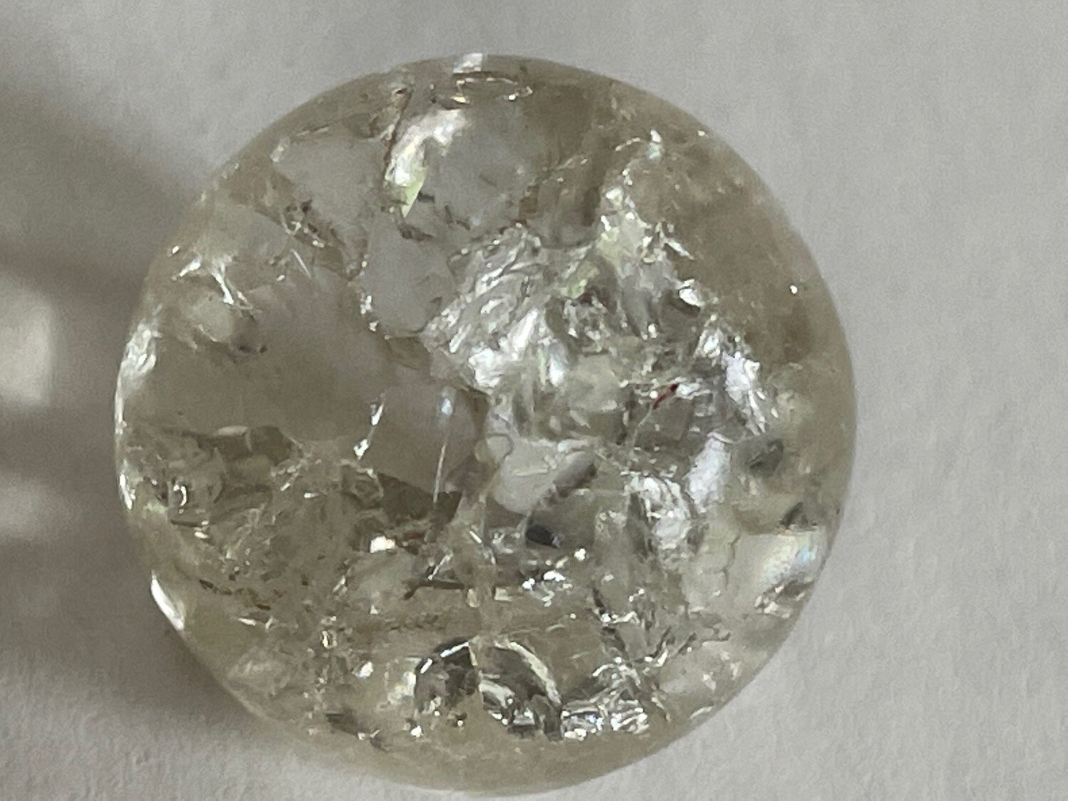 Crackle Glass Ball