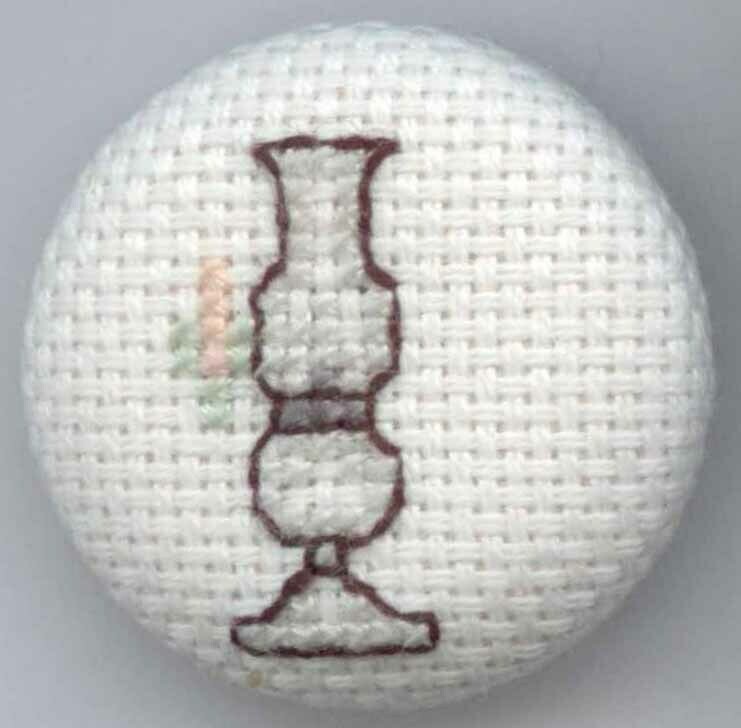 Oil Lamp on Fabric