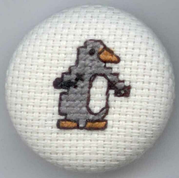 Penguin on Fabric
