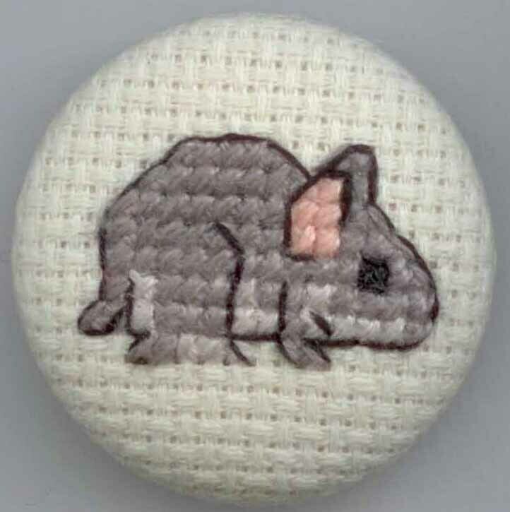 Mouse on Fabric