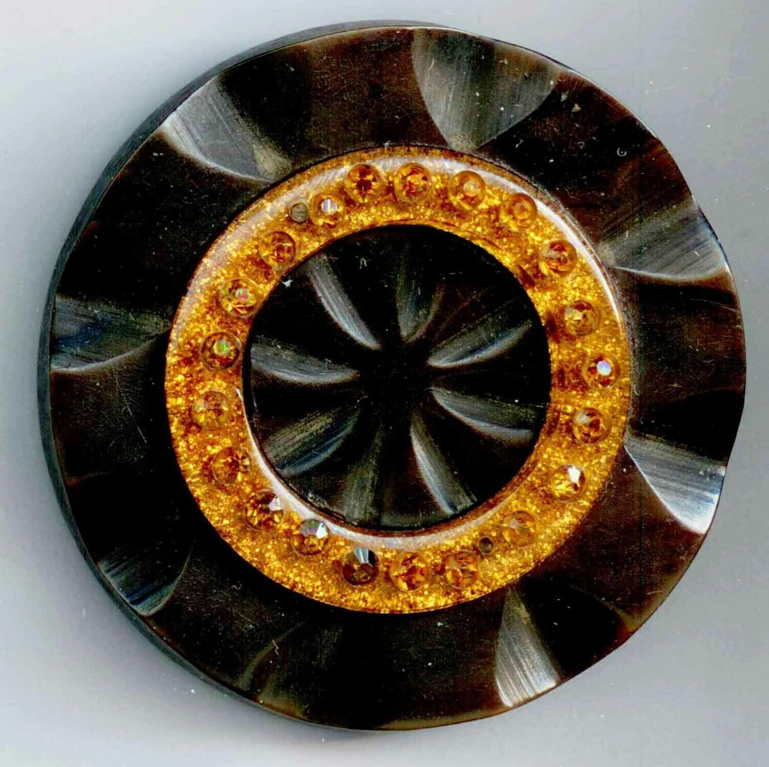 Extra Large Synthetic Polymer with Rhinestones