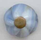 Pin Shank Striped Glass