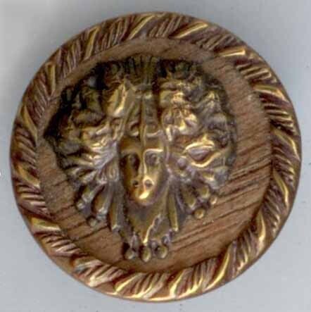 Wood Background, Brass Head