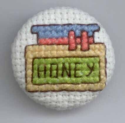Fabric, Jar of Honey