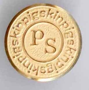 Vanity Button &quot;PS pigskin&quot;