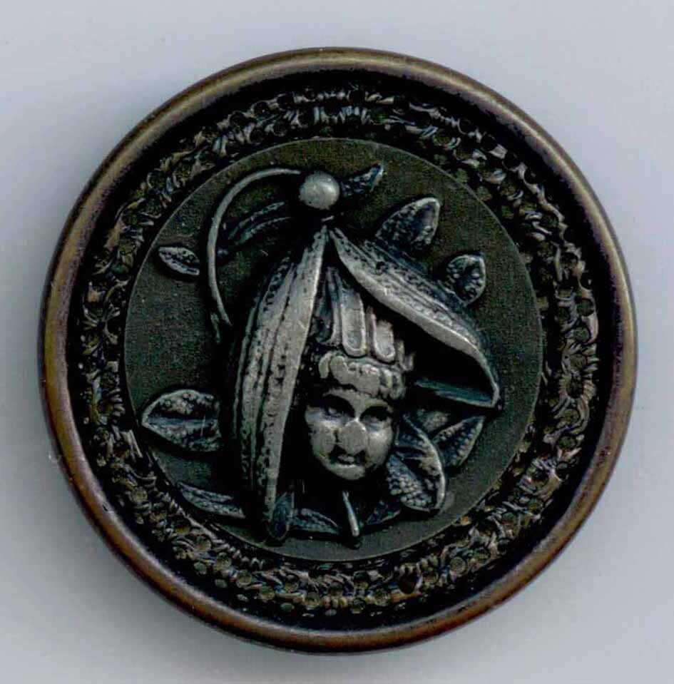 Head with Pedal Hat, Screen Border
