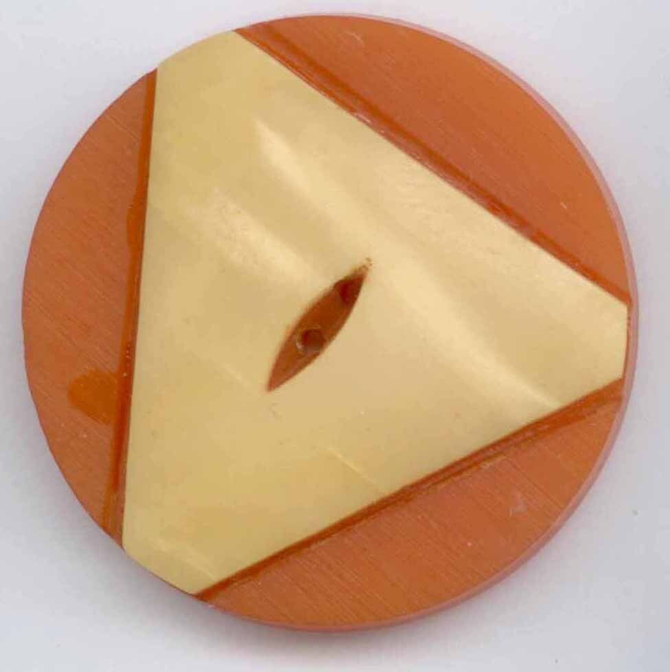 Pearlized Celluloid Triangle on Wafer