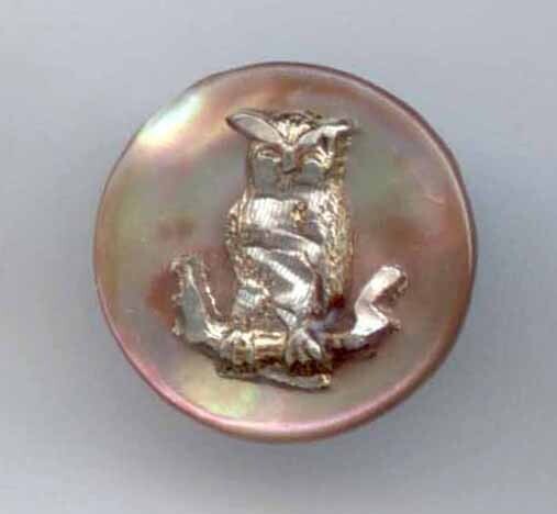 Pewter Owl on Shell