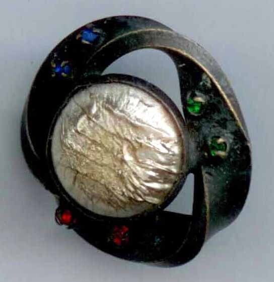 Design Under Glass, in Metal &amp; Rhinestones