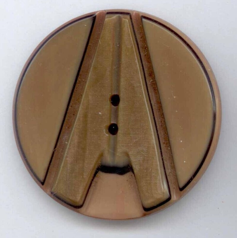 Celluloid Wafer, 4 Layers, Letter &quot;A&quot;