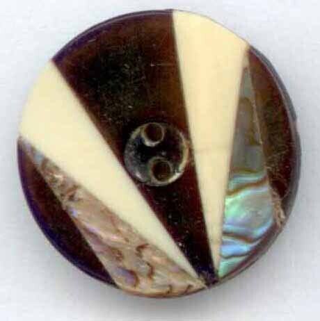 Horn with Shell and Bone Inlay