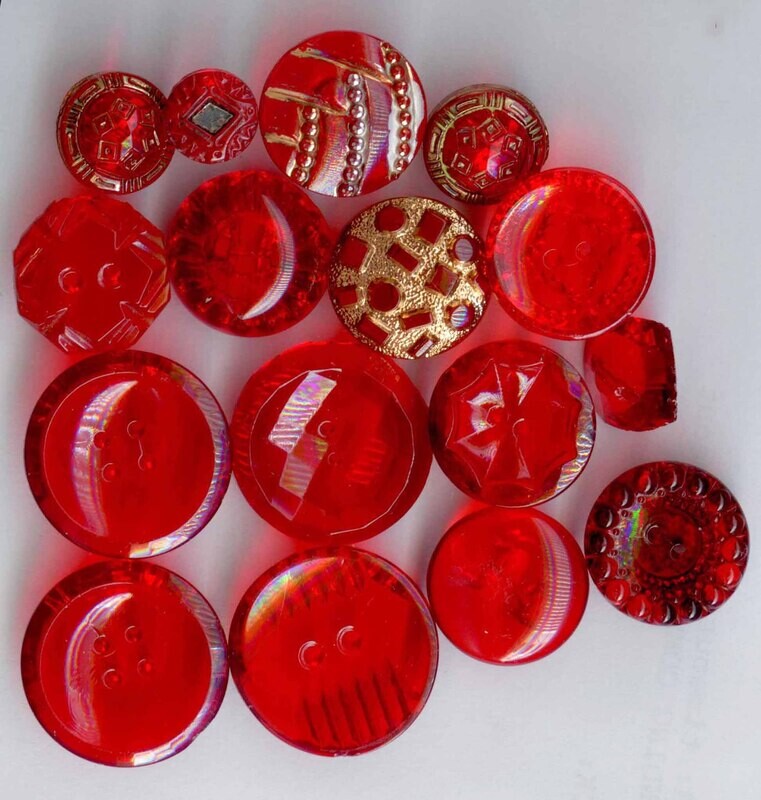 Transparent Red Glass Group