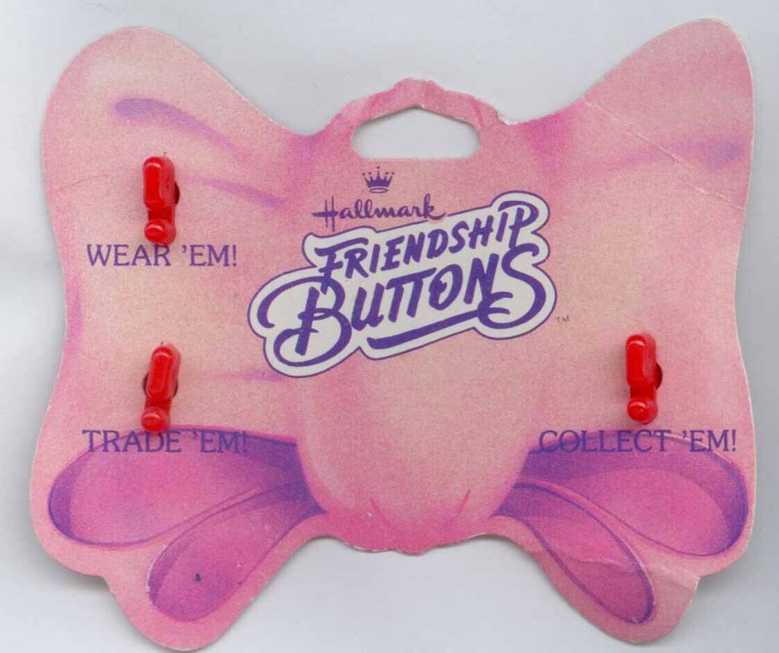 &quot;Hallmark Friendship Buttons&quot; Original Card