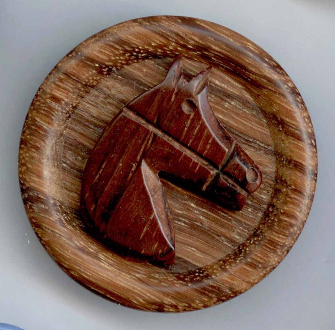 Horse Head, Wood on Wood,