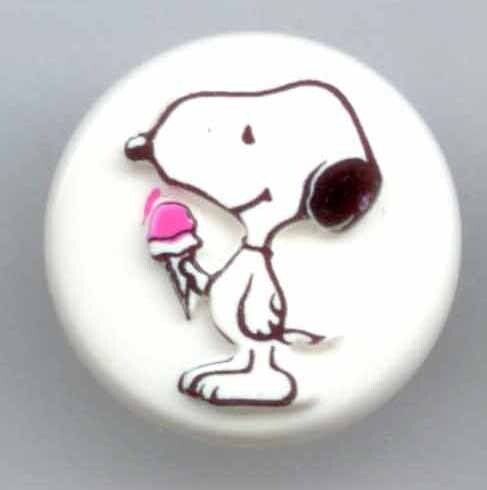 Snoopy with Ice Cream Cone (Peanuts Cartoon Character)