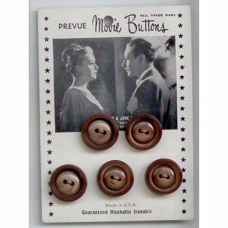 &quot;Prevue Movie Buttons&quot; George Raft-June Havoc