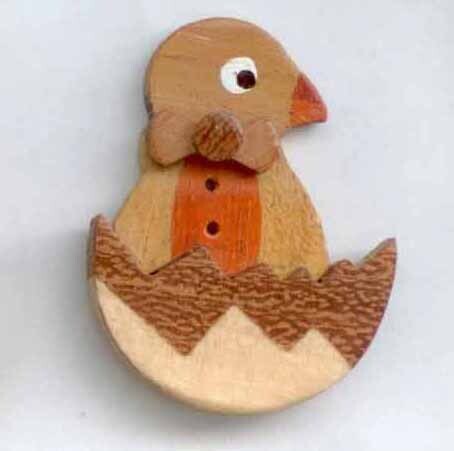 Wood Chick in Egg