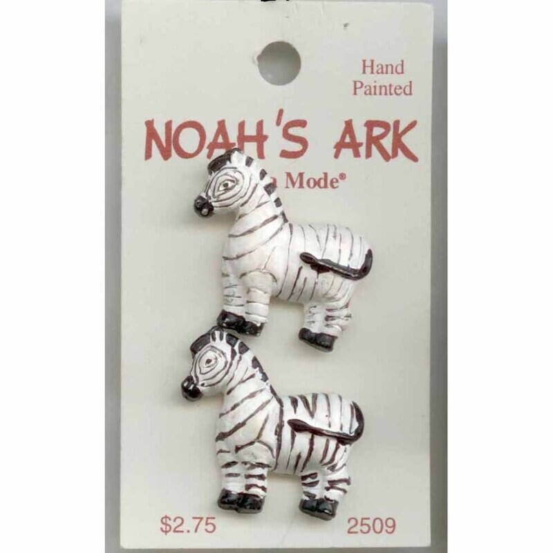 Zebra&#39;s from Noah&#39;s Ark Set, Original Card