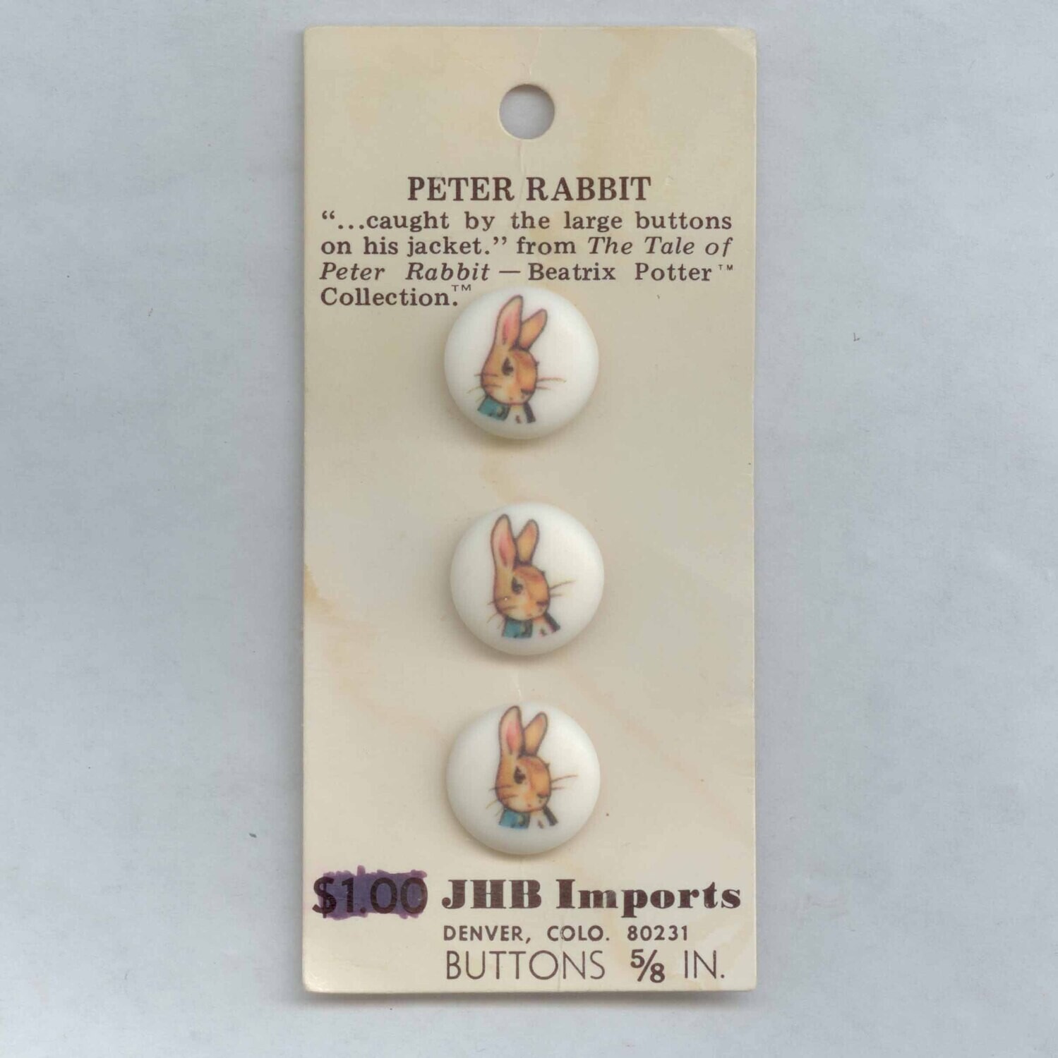 Peter Rabbit Original Card