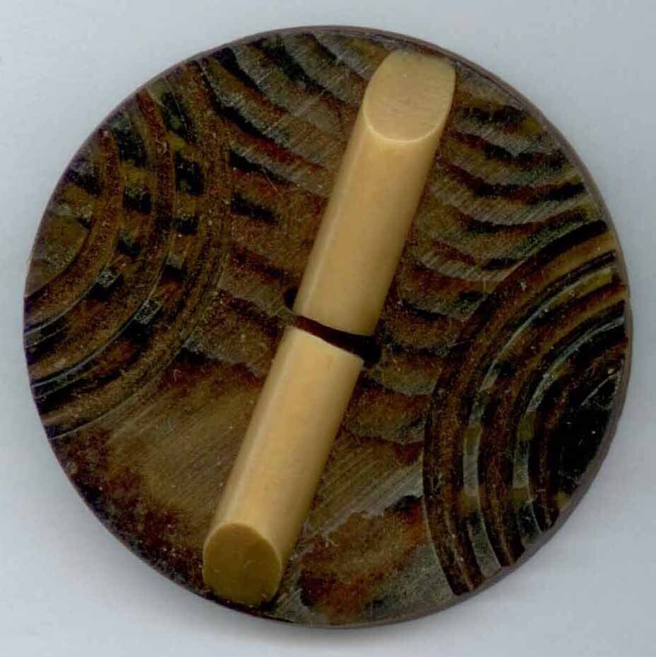 Celluloid Wafer with Celluloid Embellishment