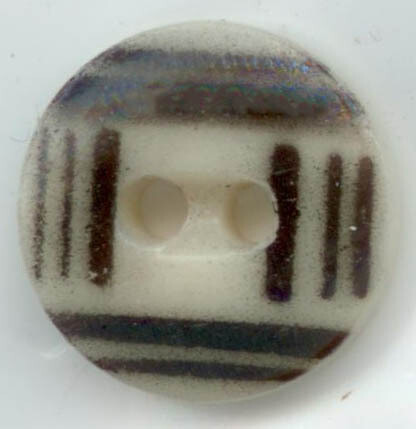 China Stencil #11, Black, Crooked design