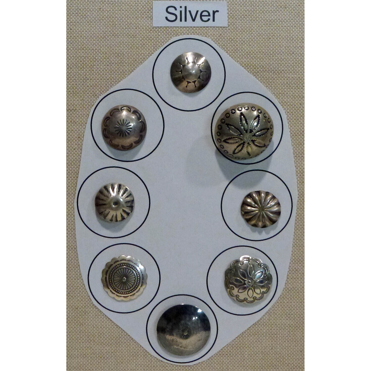Eight Silver Buttons