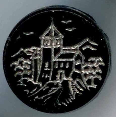 Black Glass, &quot;G.J.S.&quot; back mark