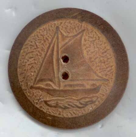Wood, Sailboat, Pressed Design