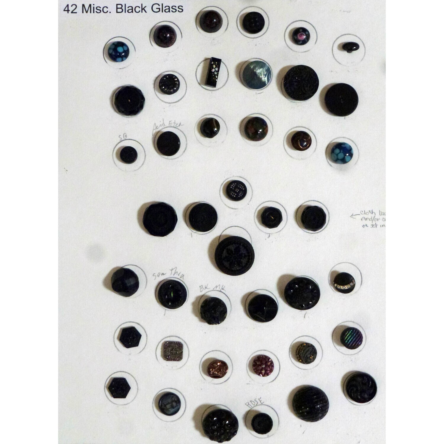 42 Misc. Black Glass