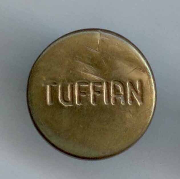 &quot;TUFFIRN&quot; Overall Button