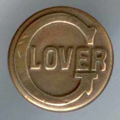 &quot;CLOVER&quot; Overall Button
