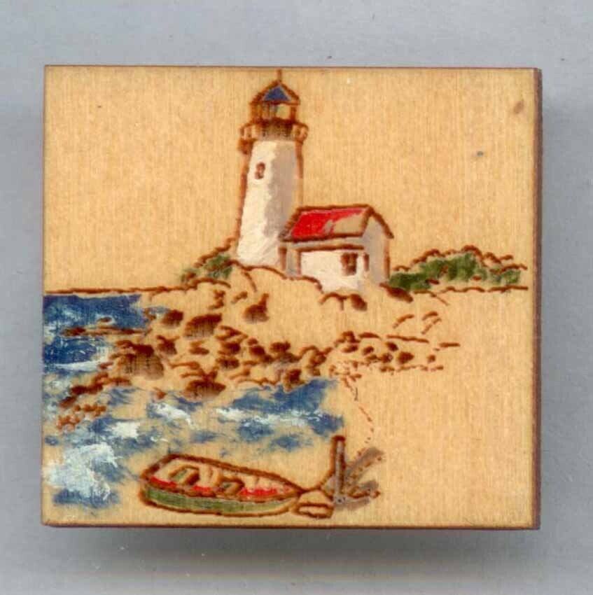 Lighthouse on Wood