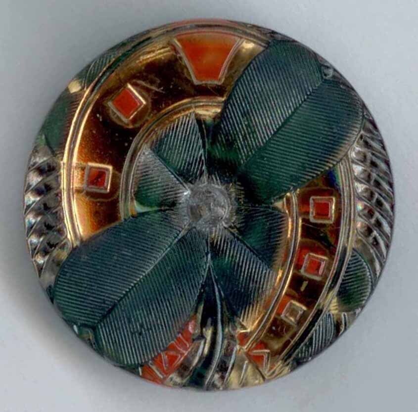 Horseshoe &amp; Four-Leaf Clover, Glass