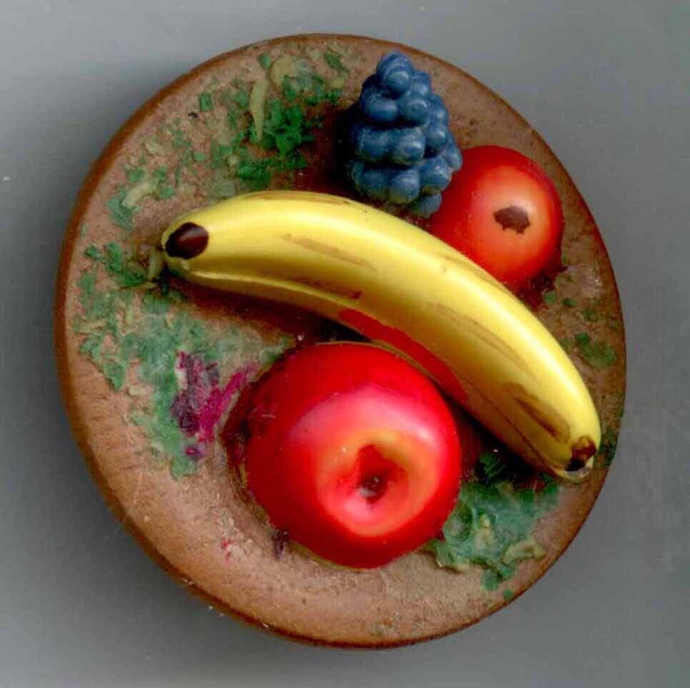 Wood Fruit Plate